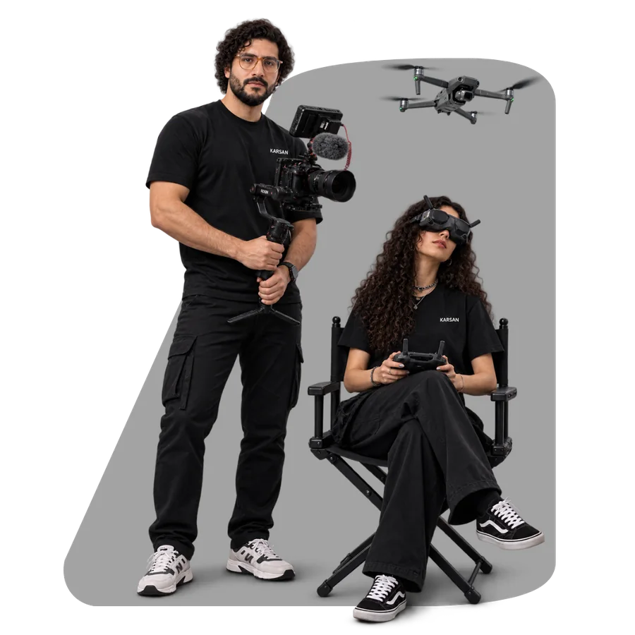 Equipo de video y drone de KARSAN Digital